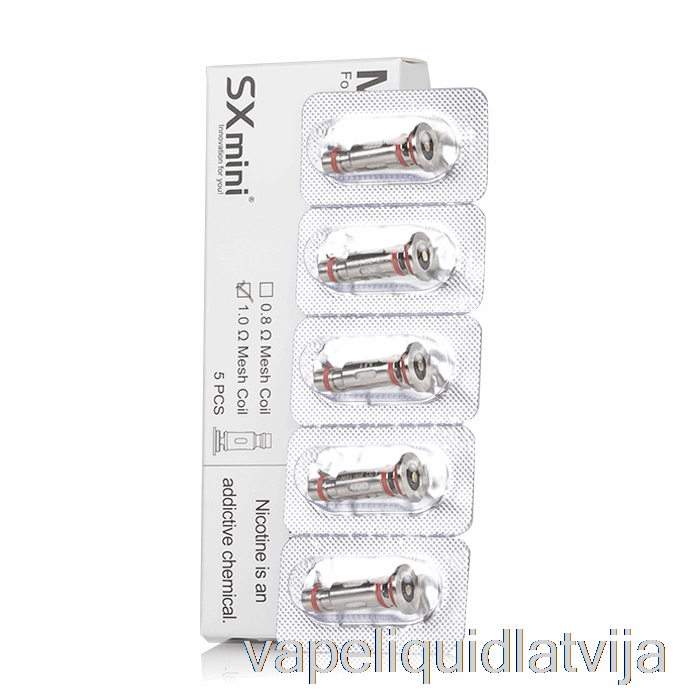 Yihi Sxmini Mk Pro Klases Rezerves Spoles 1.0ohm Mk Pro Spoles Vape šķidrums